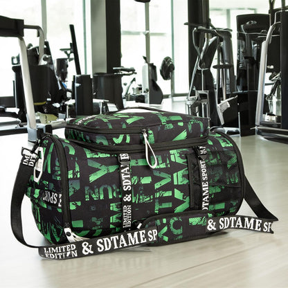 SDTAME Gym Duffel Backpack with Shoe Pocket & Laptop Sleeve