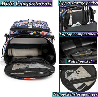 SDTAME Gym Duffel Backpack with Shoe Pocket & Laptop Sleeve