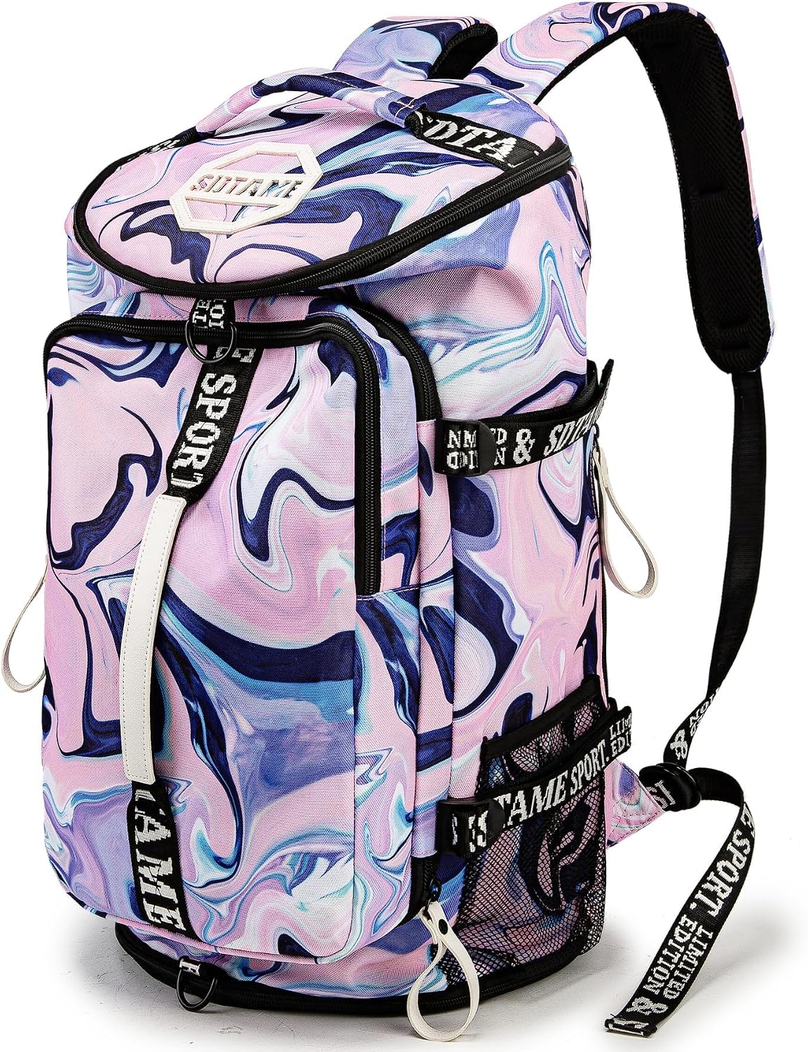 SDTAME Gym Duffel Backpack with Shoe Pocket & Laptop Sleeve