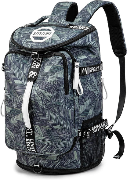 SDTAME Gym Duffel Backpack with Shoe Pocket & Laptop Sleeve
