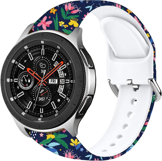 Cartoon Watch Bands Compatible with Samsung Galaxy Watch 46mm/ Galaxy Watch 3 45mm/Samsung Gear S3 Frontier/Classic Strap,Soft Silicone 22mm Replacement Wristband Sport Strap for Men Women.