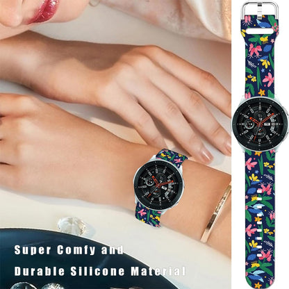 Cartoon Watch Bands Compatible with Samsung Galaxy Watch 46mm/ Galaxy Watch 3 45mm/Samsung Gear S3 Frontier/Classic Strap,Soft Silicone 22mm Replacement Wristband Sport Strap for Men Women.