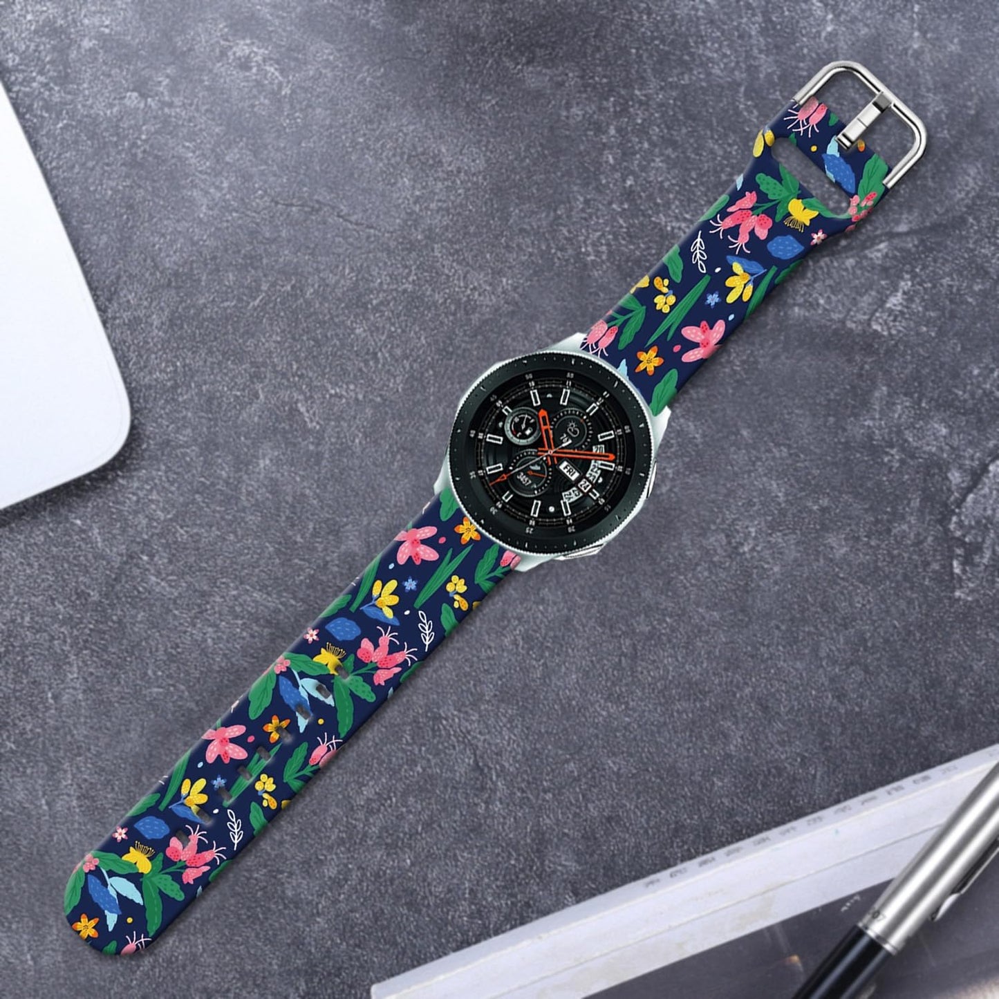 Cartoon Watch Bands Compatible with Samsung Galaxy Watch 46mm/ Galaxy Watch 3 45mm/Samsung Gear S3 Frontier/Classic Strap,Soft Silicone 22mm Replacement Wristband Sport Strap for Men Women.