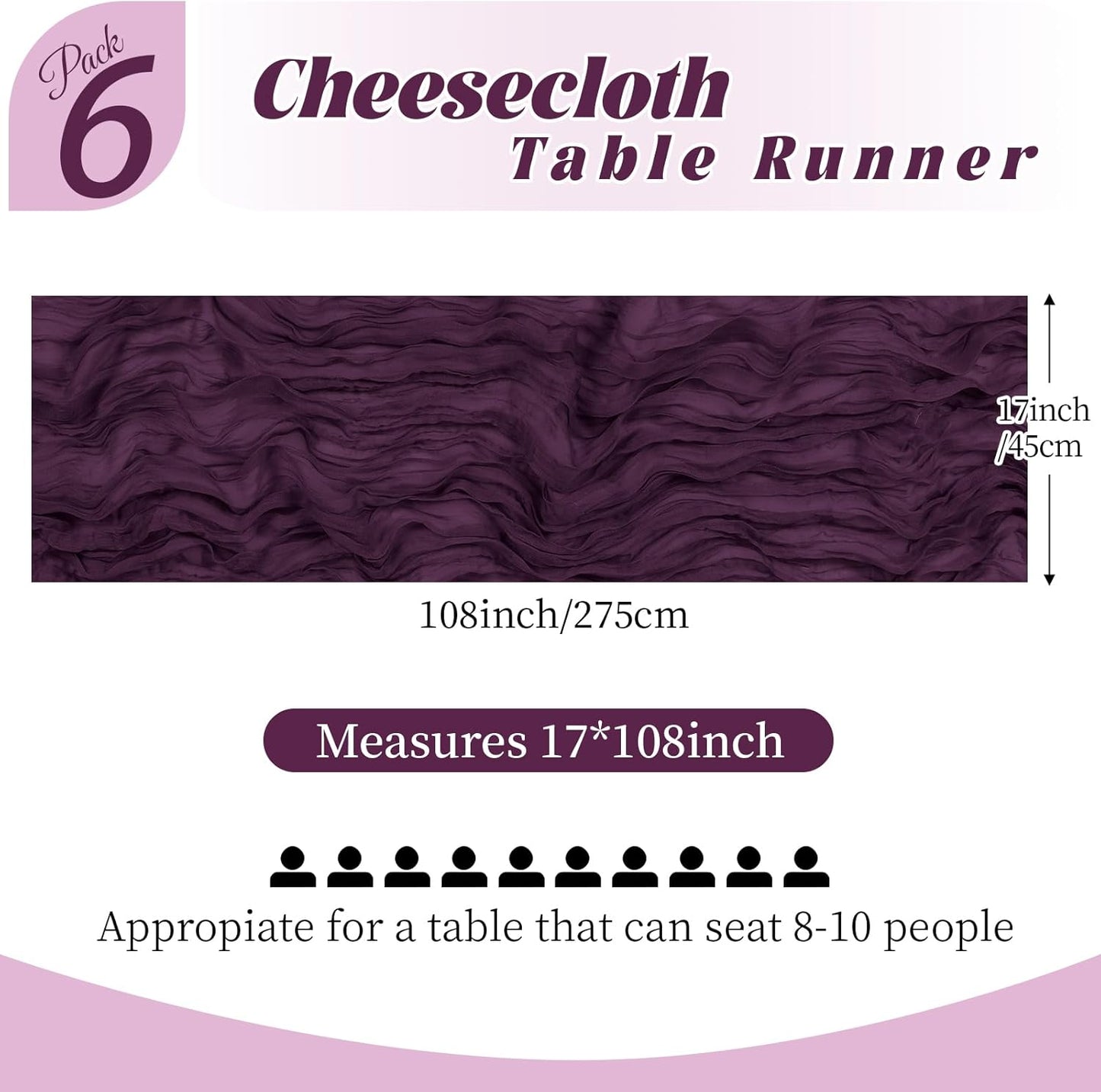 3 Pack Lemon Yellow Cheesecloth Table Runner, 17 x 108 Inch, Gauze Cheese Cloth Table Runner Rustic Sheer Runner for Wedding Birthday Party Baby Shower Table Decor(Lemon Yellow)