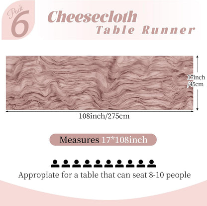 3 Pack Lemon Yellow Cheesecloth Table Runner, 17 x 108 Inch, Gauze Cheese Cloth Table Runner Rustic Sheer Runner for Wedding Birthday Party Baby Shower Table Decor(Lemon Yellow)