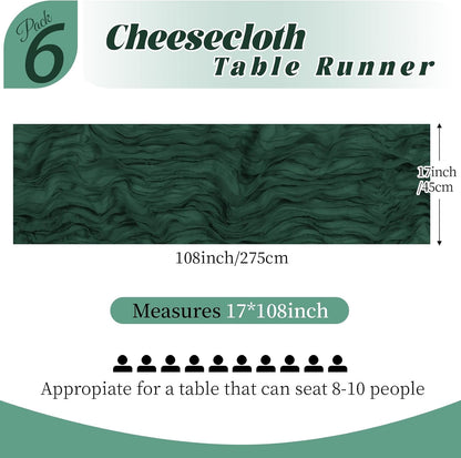 3 Pack Lemon Yellow Cheesecloth Table Runner, 17 x 108 Inch, Gauze Cheese Cloth Table Runner Rustic Sheer Runner for Wedding Birthday Party Baby Shower Table Decor(Lemon Yellow)