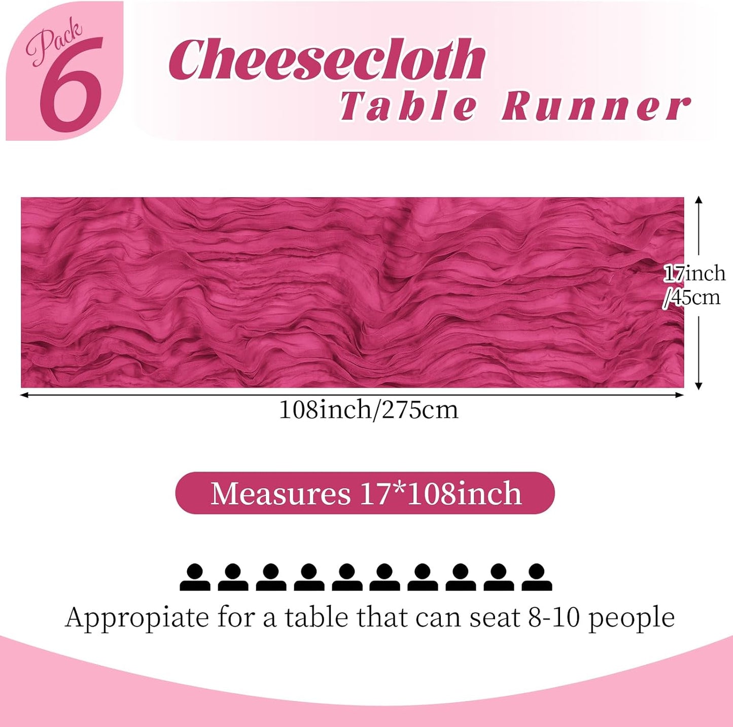 3 Pack Lemon Yellow Cheesecloth Table Runner, 17 x 108 Inch, Gauze Cheese Cloth Table Runner Rustic Sheer Runner for Wedding Birthday Party Baby Shower Table Decor(Lemon Yellow)