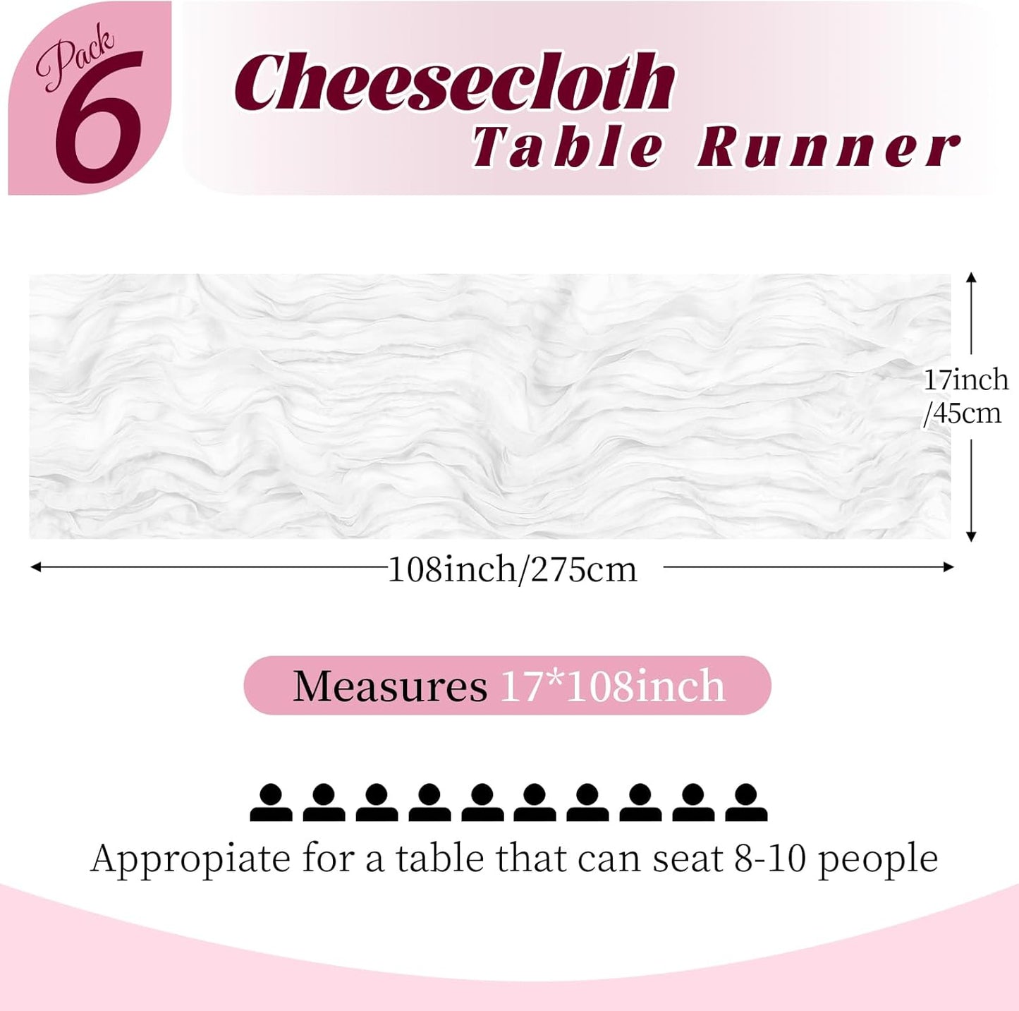 3 Pack Lemon Yellow Cheesecloth Table Runner, 17 x 108 Inch, Gauze Cheese Cloth Table Runner Rustic Sheer Runner for Wedding Birthday Party Baby Shower Table Decor(Lemon Yellow)