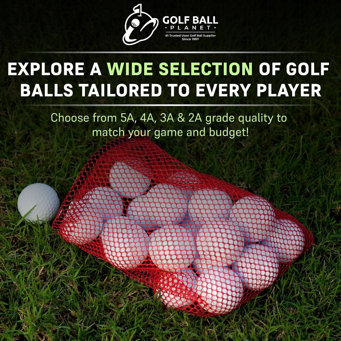 Used Golf Balls for Kirkland Signature 5A/Mint