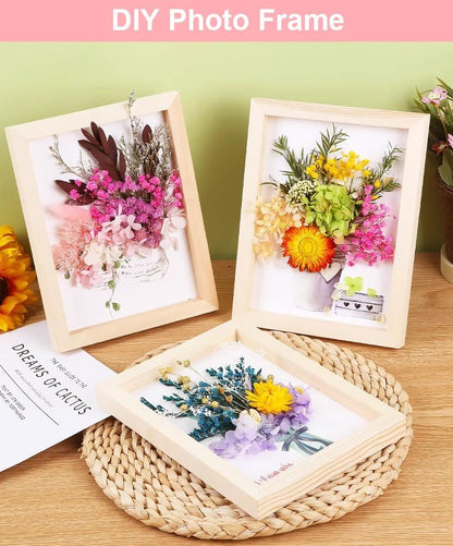 Real Dried Flowers for Crafts, Natural Dry Flowers for Crafts Mixed Natural Pressed Flowers, Small Dried Flowers for Resin Dry Flowers for Candle Making (Purple 1)