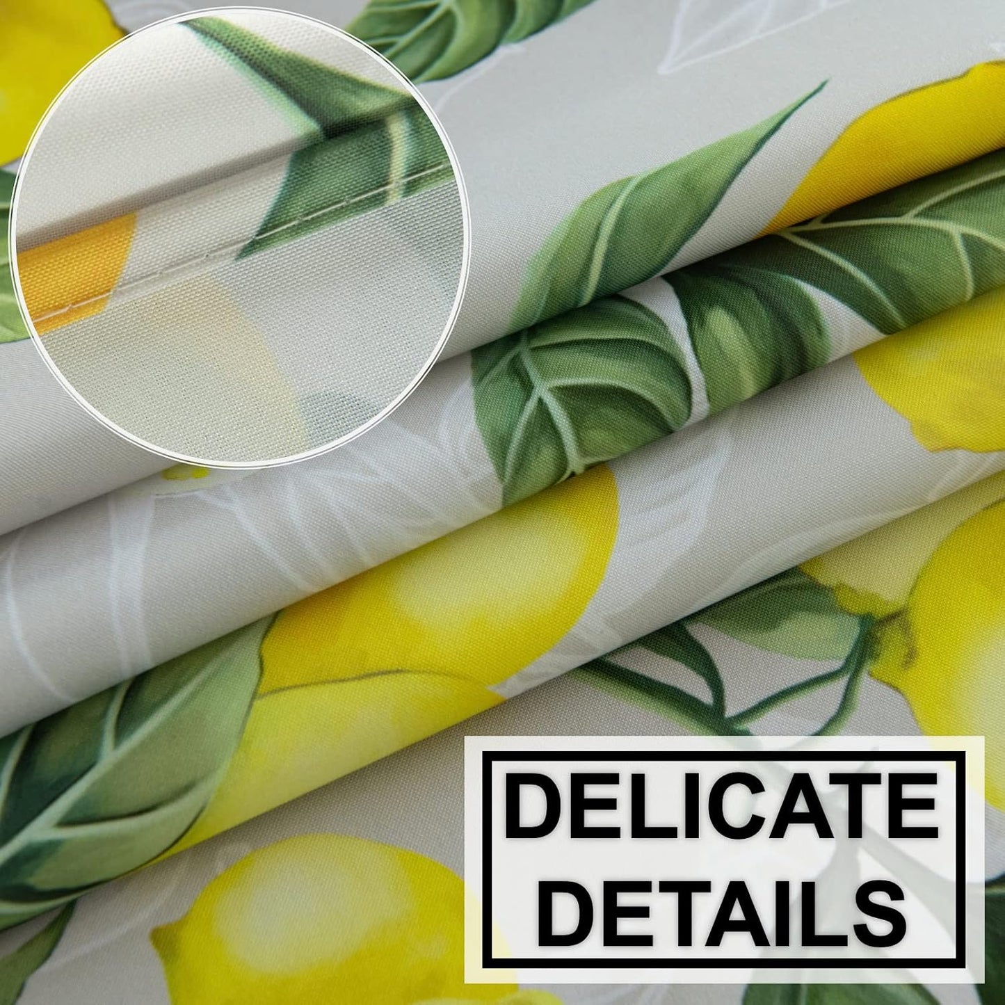 Rectangle Lemons Printed Table Cloth 60x84 Inch, Waterproof Yellow Lemonade Printed Rectangular Table Cloth, Washable Lemon Table Cover Lemon Theme Birthday Party Wedding Spring/Summer Table Décor