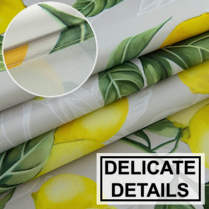 Rectangle Lemons Printed Table Cloth 60x84 Inch, Waterproof Yellow Lemonade Printed Rectangular Table Cloth, Washable Lemon Table Cover Lemon Theme Birthday Party Wedding Spring/Summer Table Décor