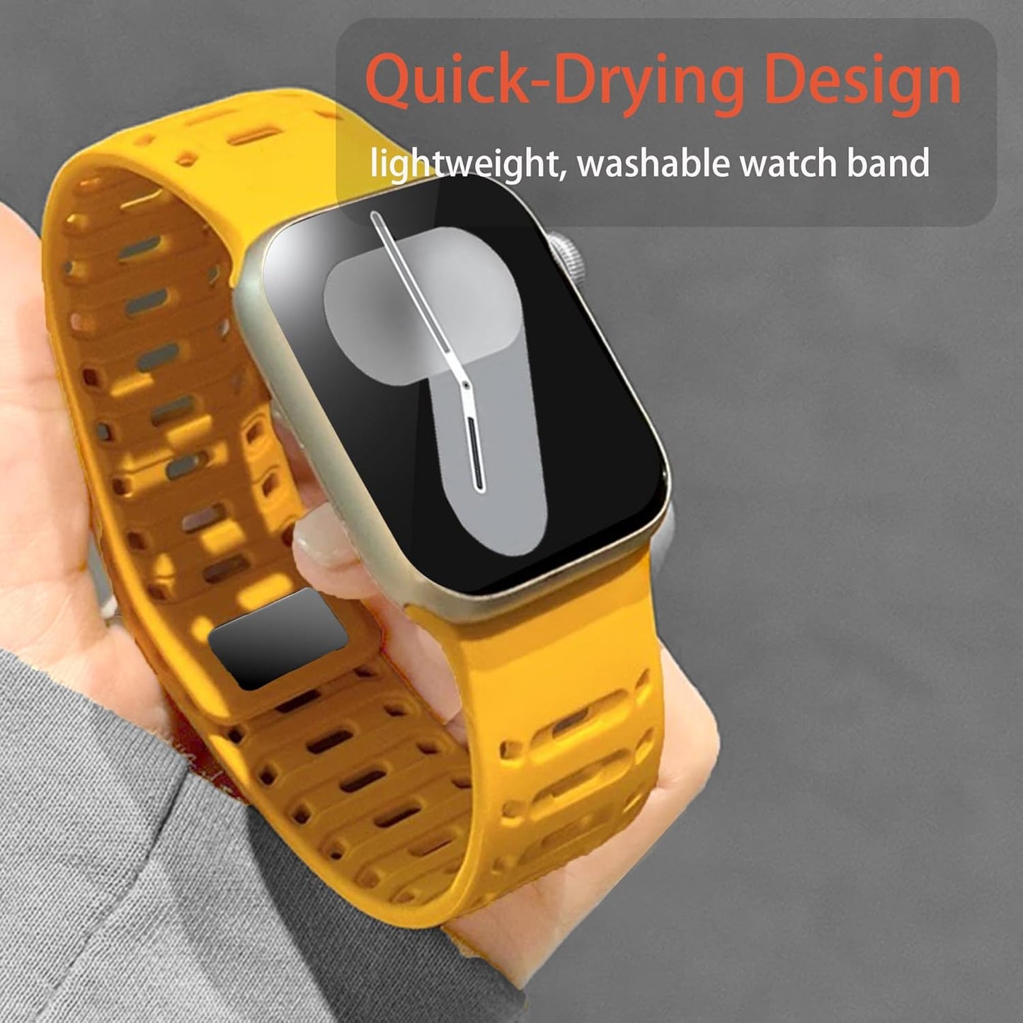 Compatible with CMF Watch 3 Pro Bands, New Sweat-Proof Sport Silicone, Breathable Unisex Strap Compatible with CMF Watch Pro 1, 2, 3 Pro Smartwatch
