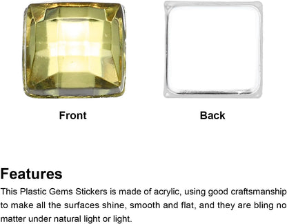 Acrylic Flat Back Rhinestones Artificial Gemstone for Crafts Face Painting Costume