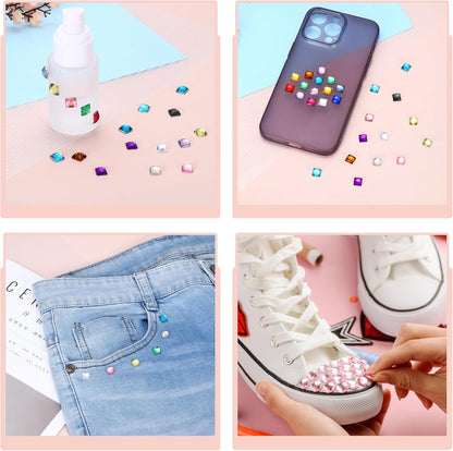 Acrylic Flat Back Rhinestones Artificial Gemstone for Crafts Face Painting Costume