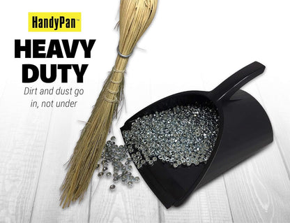 Handy Pan - Yellow - Large Capacity Heavy Duty Dust Pan | Made in USA! Great for Home, Shop, Garage