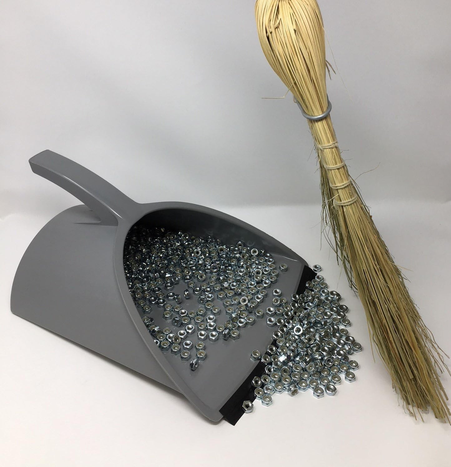 Handy Pan - Yellow - Large Capacity Heavy Duty Dust Pan | Made in USA! Great for Home, Shop, Garage