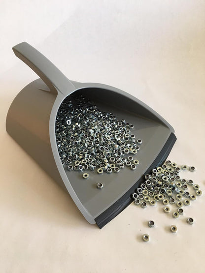 Handy Pan - Yellow - Large Capacity Heavy Duty Dust Pan | Made in USA! Great for Home, Shop, Garage