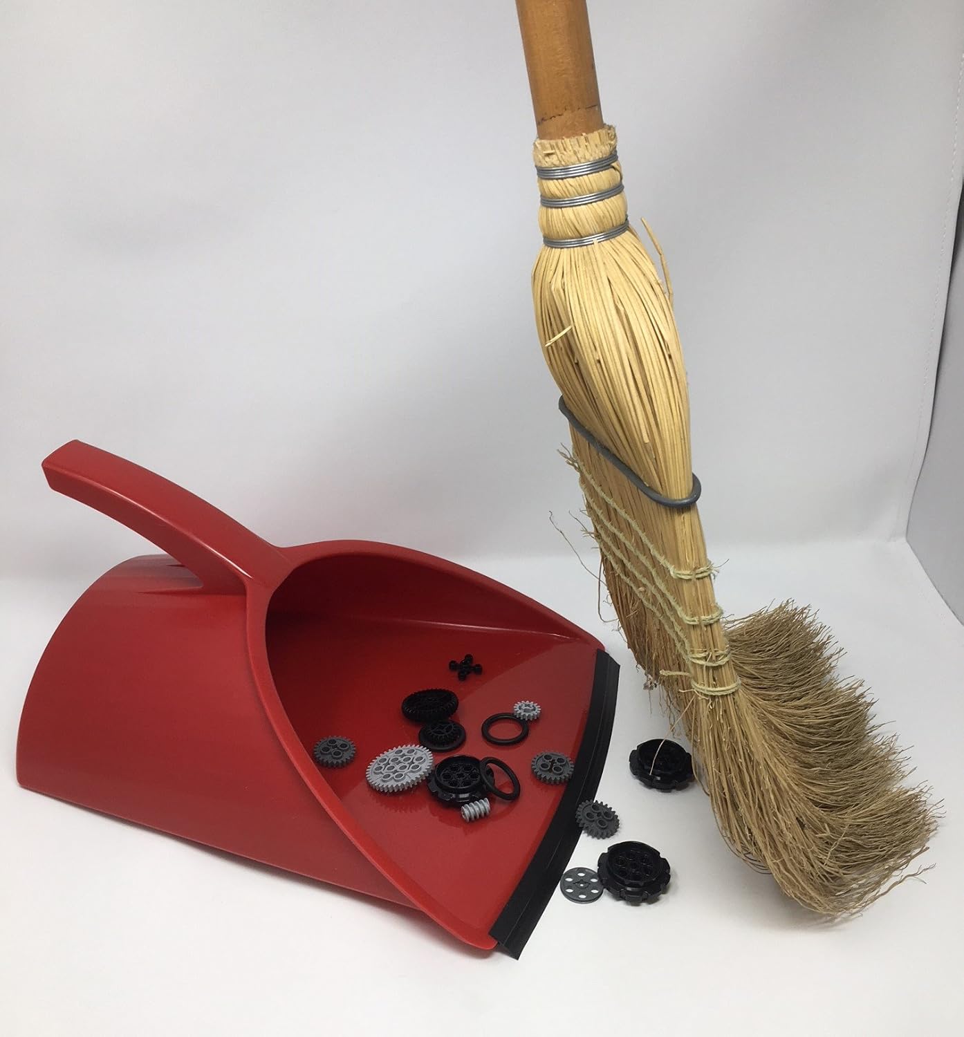 Handy Pan - Yellow - Large Capacity Heavy Duty Dust Pan | Made in USA! Great for Home, Shop, Garage