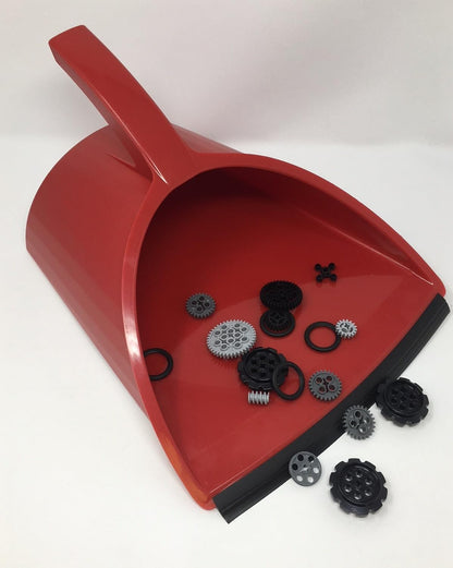 Handy Pan - Yellow - Large Capacity Heavy Duty Dust Pan | Made in USA! Great for Home, Shop, Garage