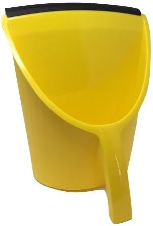 Handy Pan - Yellow - Large Capacity Heavy Duty Dust Pan | Made in USA! Great for Home, Shop, Garage