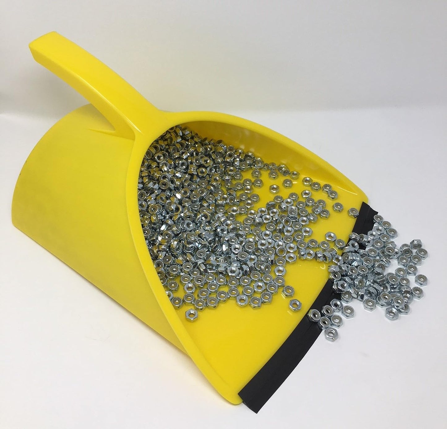 Handy Pan - Yellow - Large Capacity Heavy Duty Dust Pan | Made in USA! Great for Home, Shop, Garage