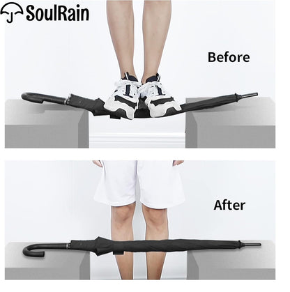 50 Inch Large Stick Umbrella Windproof Automatic Open Oversized J Handle Umbrellas for Men and Women Unbreakable Strong Travel Golf Umbrella