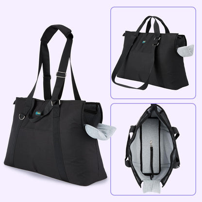 Large Pet Carrier for Dogs Cats, 18-20lbs, Hands-Free Purse Bag | extra large, storage pockets, travel vet shopping, medium pets