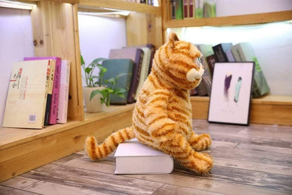 11.8 Inch Ugly Cat Plush Cute Cat Plush Toy-Deeply Loved by Kid Yellow Fat Cat, Lazy Yellow Fat Cat Plush Toy, Derived from Kid Favorite Cartoon animations