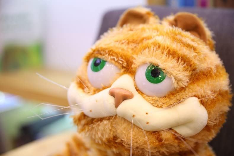 11.8 Inch Ugly Cat Plush Cute Cat Plush Toy-Deeply Loved by Kid Yellow Fat Cat, Lazy Yellow Fat Cat Plush Toy, Derived from Kid Favorite Cartoon animations