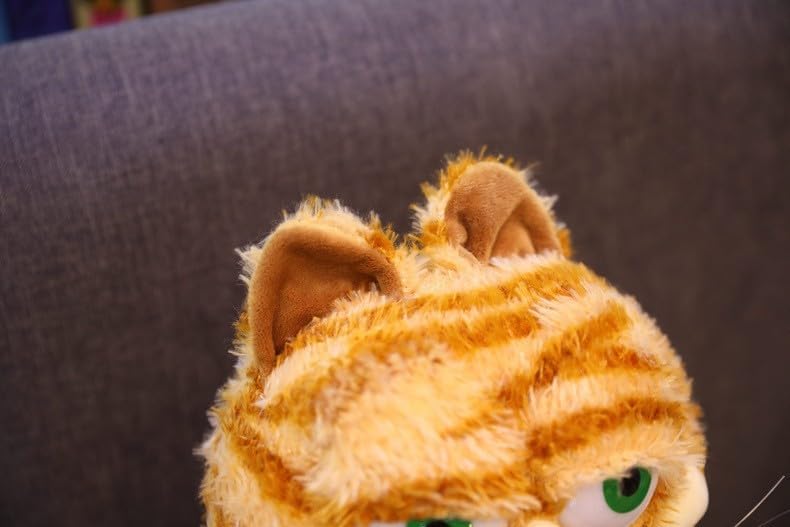 11.8 Inch Ugly Cat Plush Cute Cat Plush Toy-Deeply Loved by Kid Yellow Fat Cat, Lazy Yellow Fat Cat Plush Toy, Derived from Kid Favorite Cartoon animations