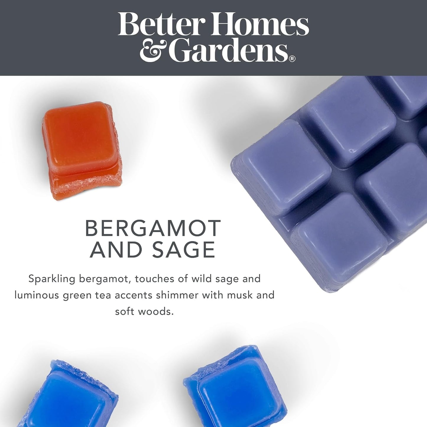 Better Homes and Gardens Scented Wax Cubes 2.5oz 2-Pack (Lemon and Mandarin)
