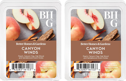 Better Homes and Gardens Scented Wax Cubes 2.5oz 2-Pack (Lemon and Mandarin)