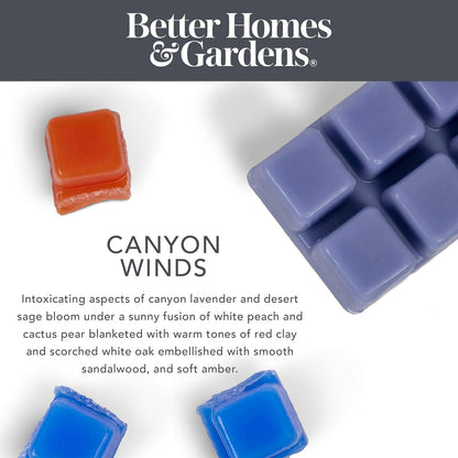 Better Homes and Gardens Scented Wax Cubes 2.5oz 2-Pack (Lemon and Mandarin)
