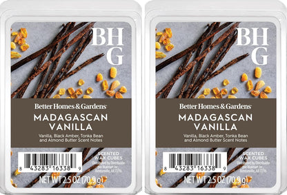 Better Homes and Gardens Scented Wax Cubes 2.5oz 2-Pack (Lemon and Mandarin)