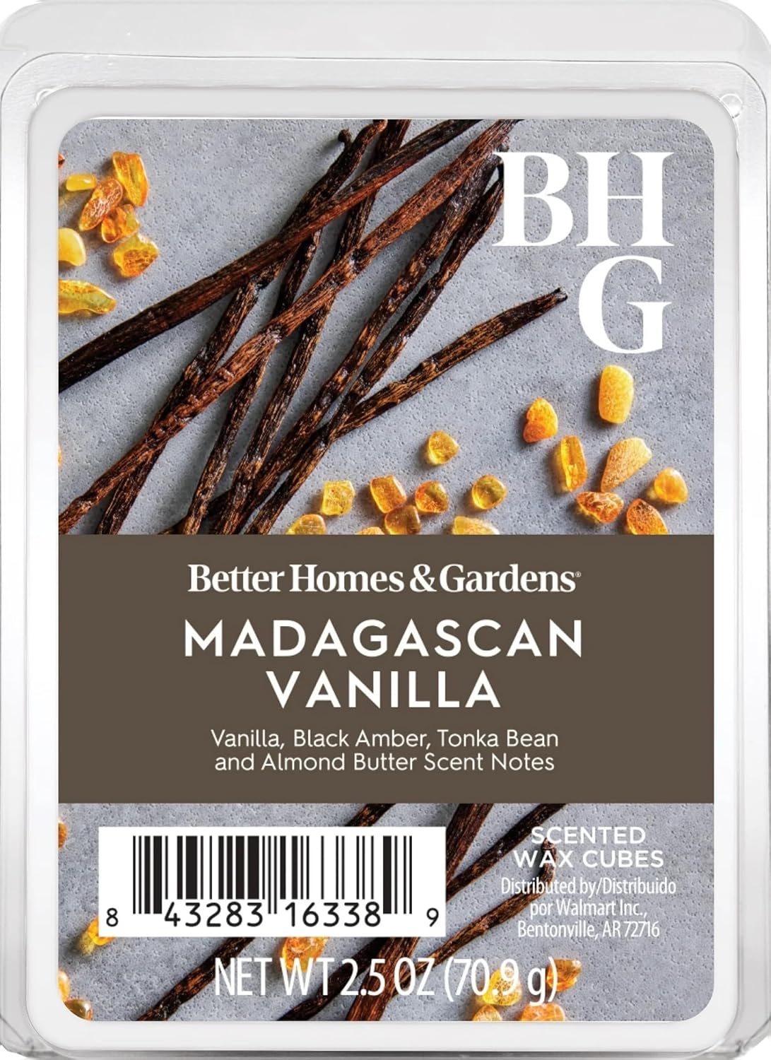 Better Homes and Gardens Scented Wax Cubes 2.5oz 2-Pack (Lemon and Mandarin)