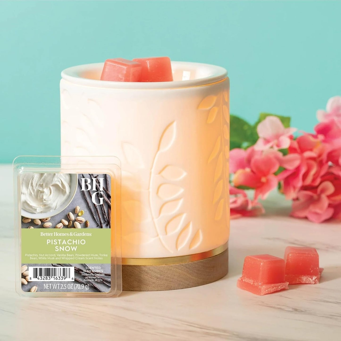 Better Homes and Gardens Scented Wax Cubes 2.5oz 2-Pack (Lemon and Mandarin)