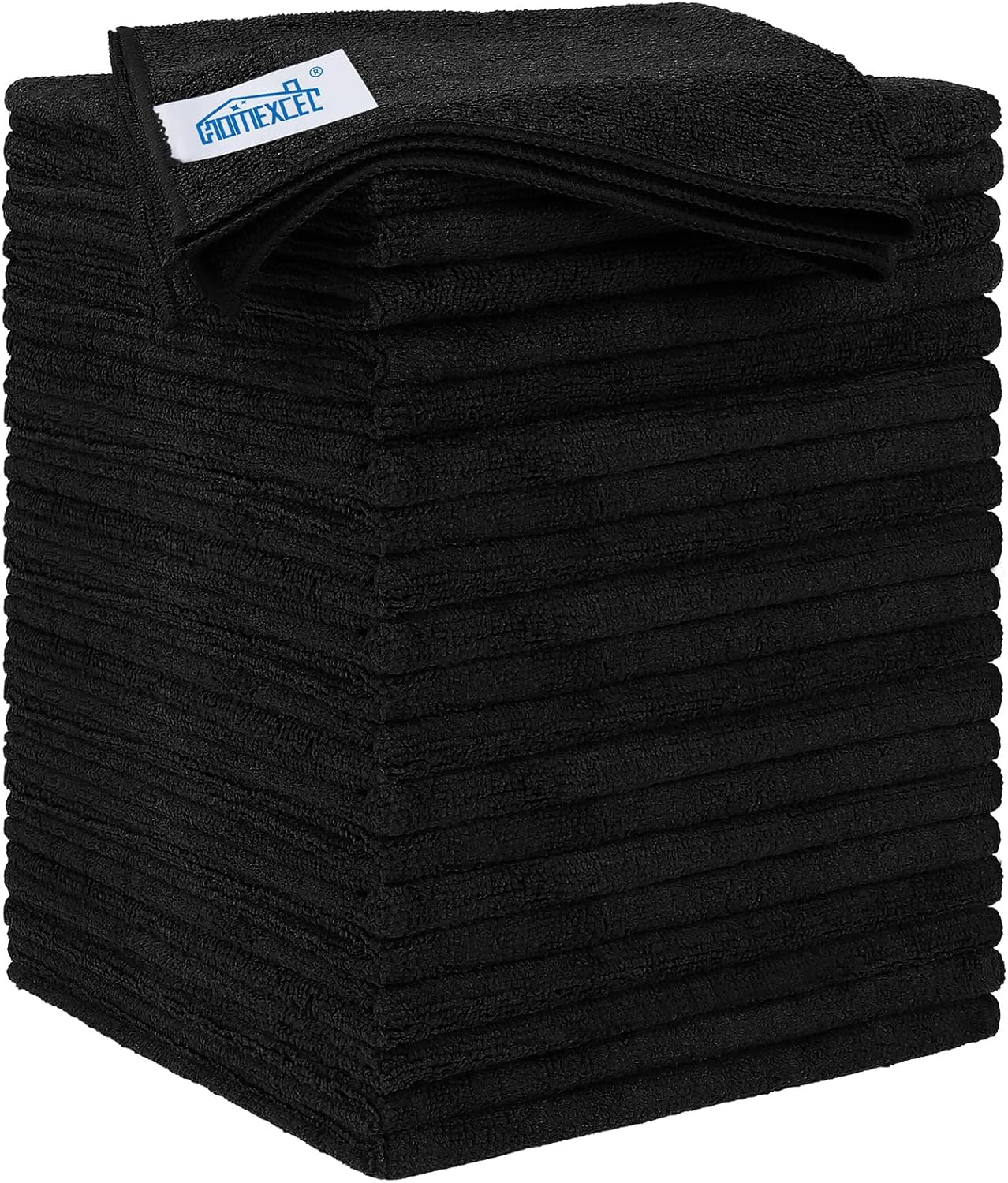 Yellow Microfiber Cleaning Cloths 12 Pack, 12.5 x 12.5 inch Microfiber Towel for Cars, Ultra Absorbent Car Washing Cloth, Lint Free Streak Free Cleaning Rags for Car, Kitchen, and Window