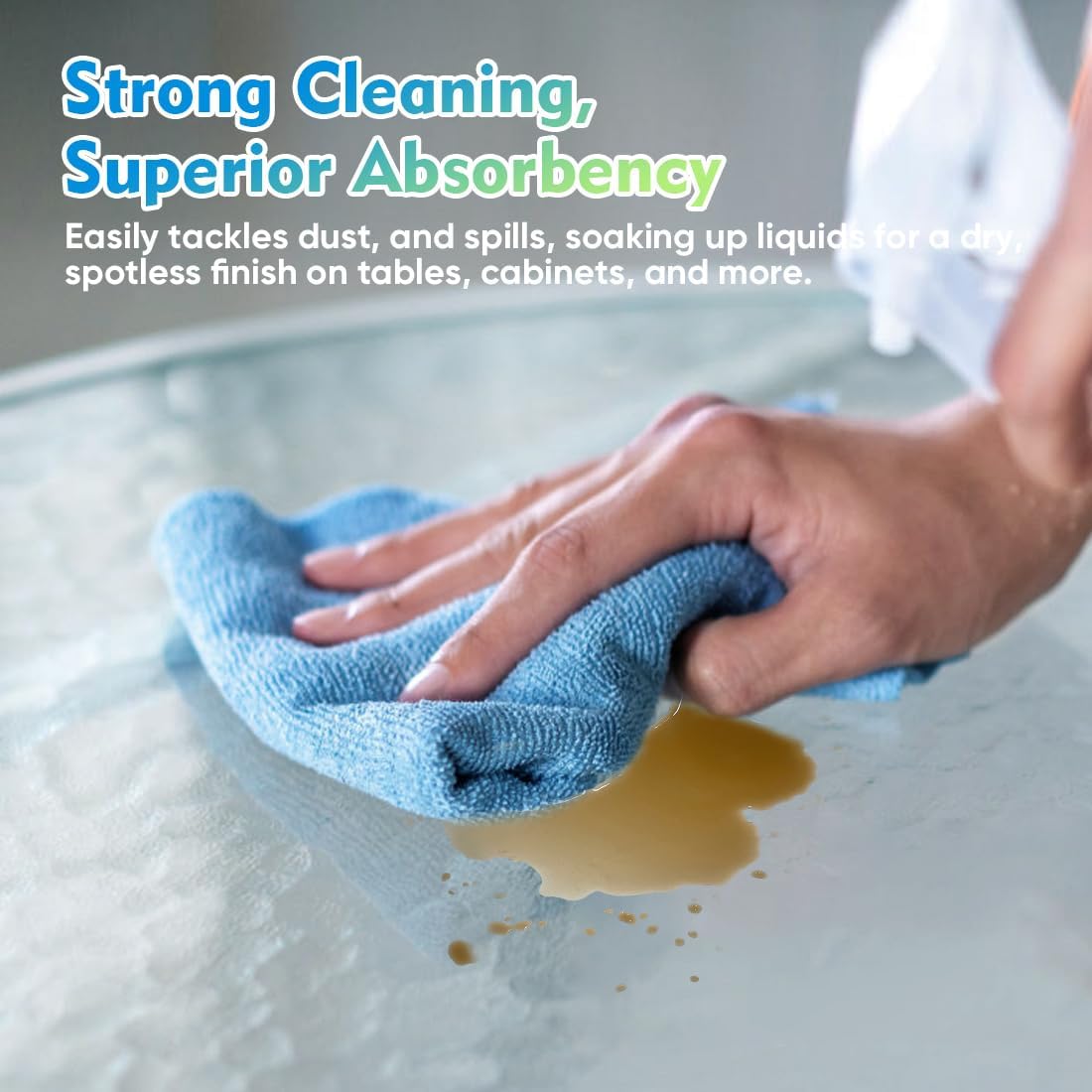 Yellow Microfiber Cleaning Cloths 12 Pack, 12.5 x 12.5 inch Microfiber Towel for Cars, Ultra Absorbent Car Washing Cloth, Lint Free Streak Free Cleaning Rags for Car, Kitchen, and Window