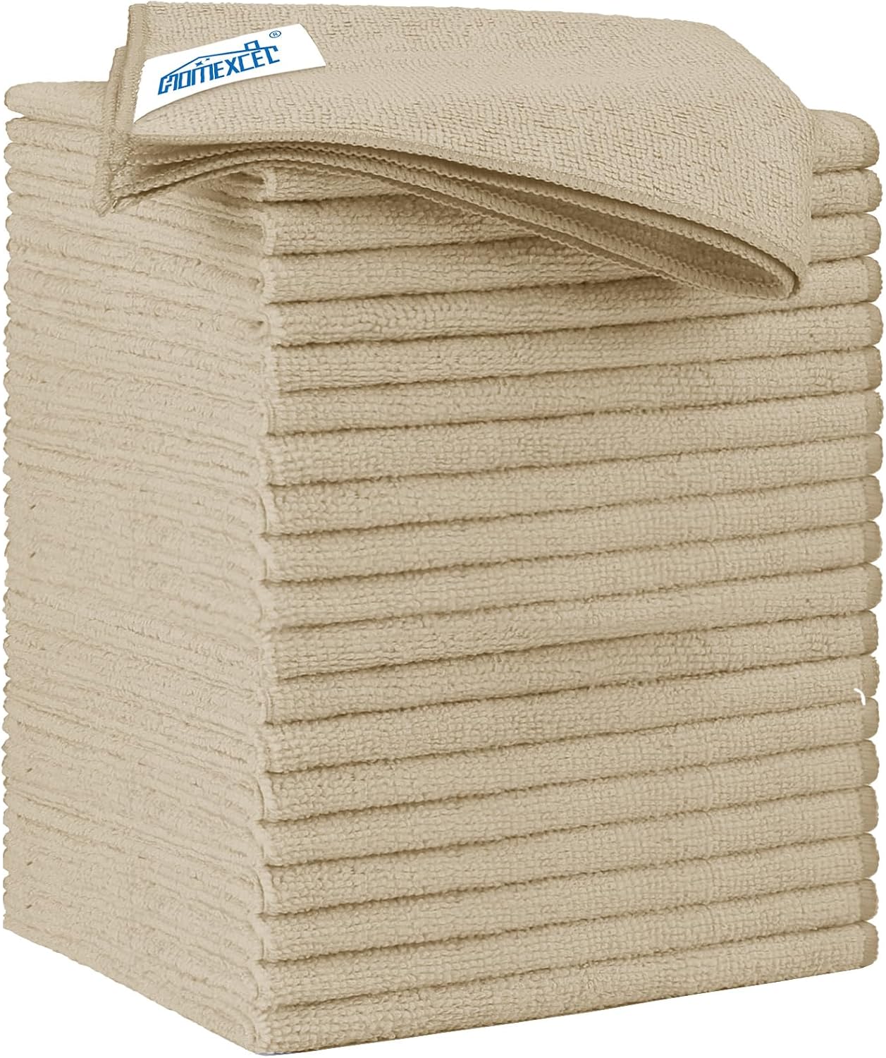 Yellow Microfiber Cleaning Cloths 12 Pack, 12.5 x 12.5 inch Microfiber Towel for Cars, Ultra Absorbent Car Washing Cloth, Lint Free Streak Free Cleaning Rags for Car, Kitchen, and Window