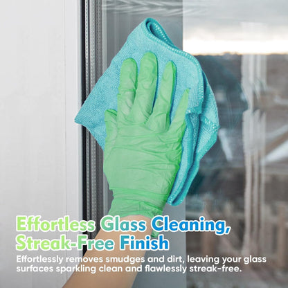 Yellow Microfiber Cleaning Cloths 12 Pack, 12.5 x 12.5 inch Microfiber Towel for Cars, Ultra Absorbent Car Washing Cloth, Lint Free Streak Free Cleaning Rags for Car, Kitchen, and Window