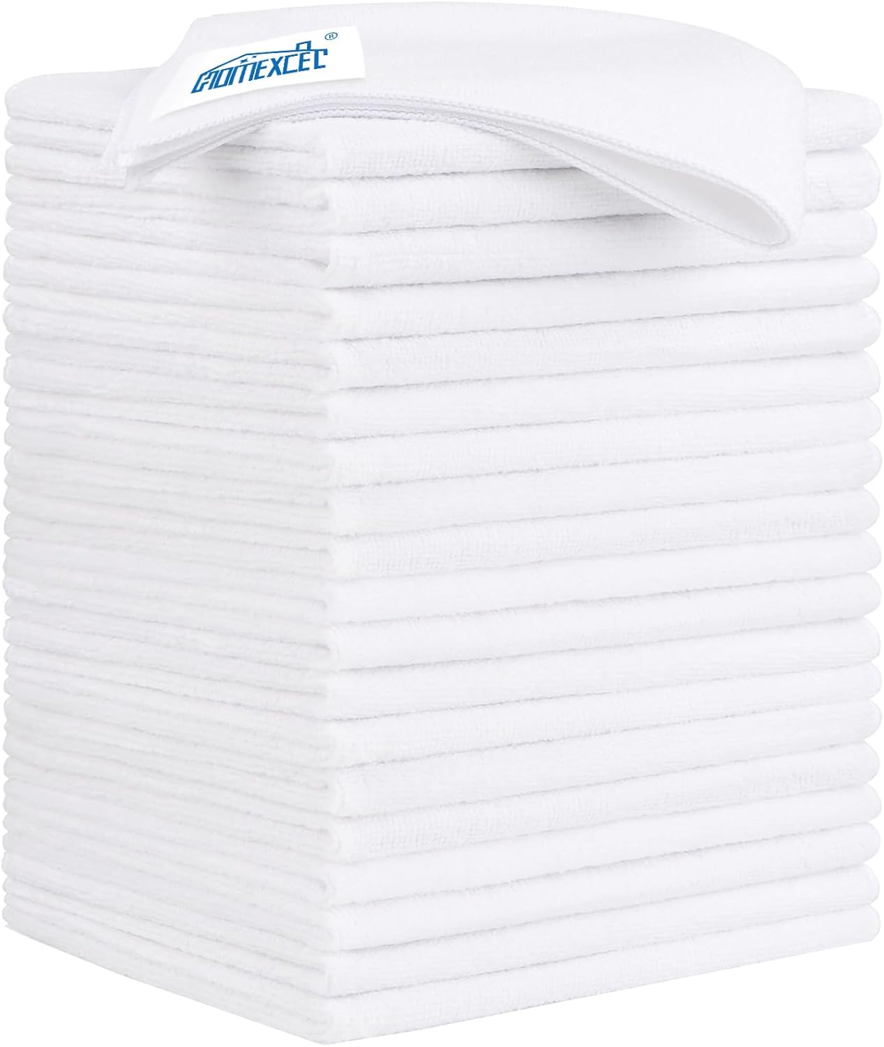 Yellow Microfiber Cleaning Cloths 12 Pack, 12.5 x 12.5 inch Microfiber Towel for Cars, Ultra Absorbent Car Washing Cloth, Lint Free Streak Free Cleaning Rags for Car, Kitchen, and Window