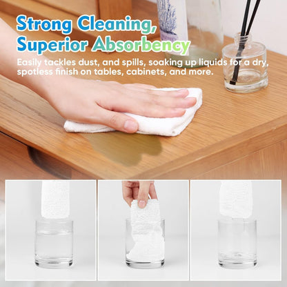 Yellow Microfiber Cleaning Cloths 12 Pack, 12.5 x 12.5 inch Microfiber Towel for Cars, Ultra Absorbent Car Washing Cloth, Lint Free Streak Free Cleaning Rags for Car, Kitchen, and Window