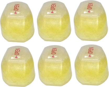 Shower Head Filter, 6PCS Vitamin C Shower Filter, Lemon Flavor Balm Vitamin C Infused Head Filters Soften Hard Water, Helps Dry Skin