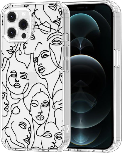 Case for iPhone 13 Pro Max, [Buffertech 6.6ft Military-Grade Drop Protection] [Anti Peel Off Tech] Clear TPU Bumper Phone Case Cover Design - Lemon