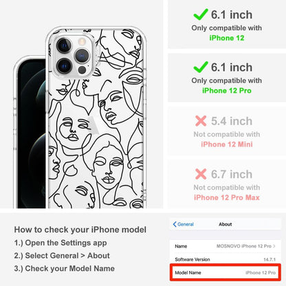 Case for iPhone 13 Pro Max, [Buffertech 6.6ft Military-Grade Drop Protection] [Anti Peel Off Tech] Clear TPU Bumper Phone Case Cover Design - Lemon