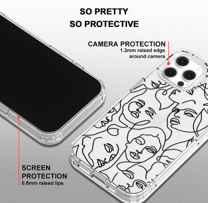 Case for iPhone 13 Pro Max, [Buffertech 6.6ft Military-Grade Drop Protection] [Anti Peel Off Tech] Clear TPU Bumper Phone Case Cover Design - Lemon