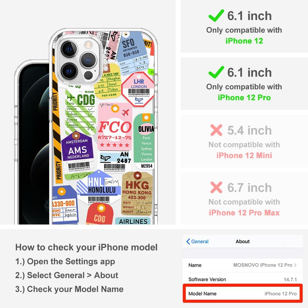 Case for iPhone 13 Pro Max, [Buffertech 6.6ft Military-Grade Drop Protection] [Anti Peel Off Tech] Clear TPU Bumper Phone Case Cover Design - Lemon