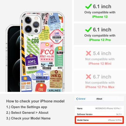 Case for iPhone 13 Pro Max, [Buffertech 6.6ft Military-Grade Drop Protection] [Anti Peel Off Tech] Clear TPU Bumper Phone Case Cover Design - Lemon