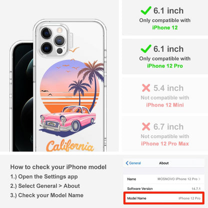 Case for iPhone 13 Pro Max, [Buffertech 6.6ft Military-Grade Drop Protection] [Anti Peel Off Tech] Clear TPU Bumper Phone Case Cover Design - Lemon